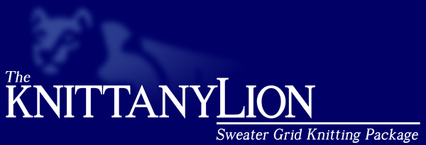 Knittany Lion Sweater Grid